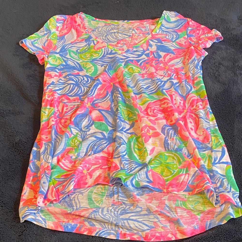 Lilly Pulitzer Vibrant Floral Women's Top